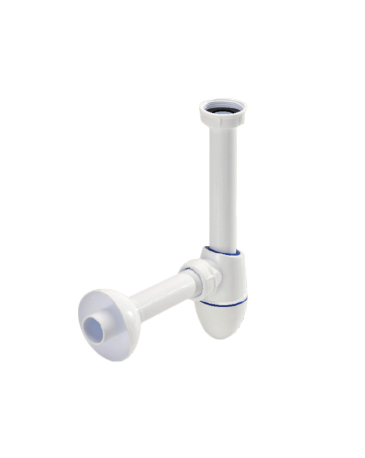 French washbasin siphon with tube 1.1/4