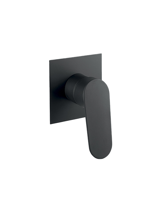 black Built-in shower mixer KEVON 7515